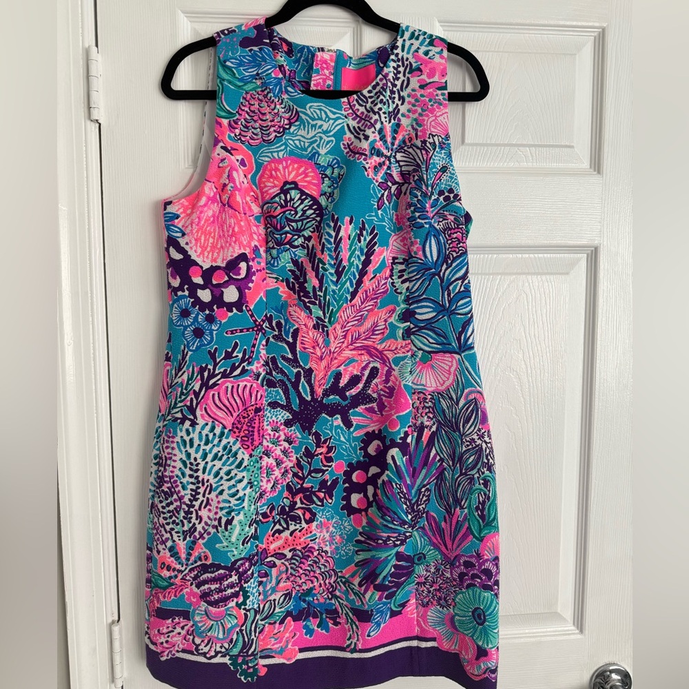 Lilly Pulitzer Multicolor Floral Dress size 10